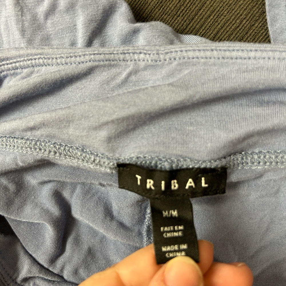 Tribal Blue Drawstring Athletic Skort - image 5